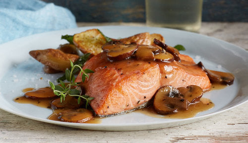 Alaskan Salmon Marsala